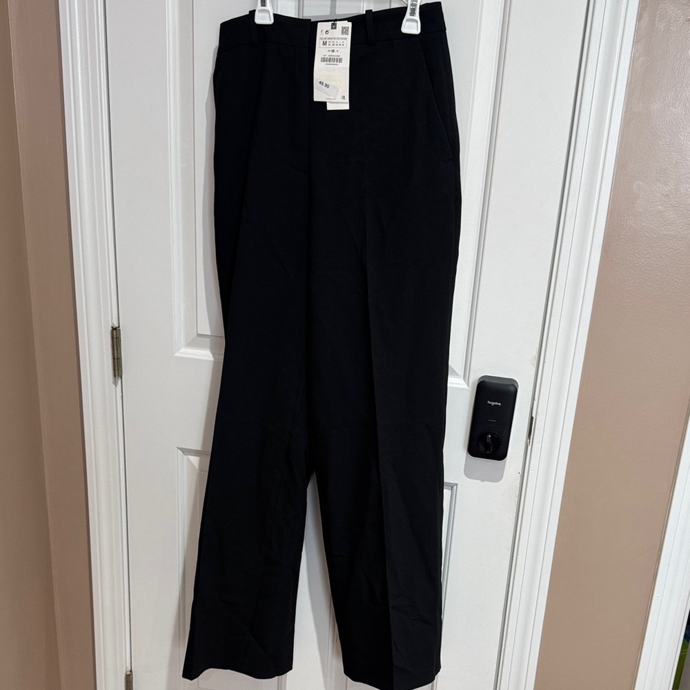 Zara Black Wide Leg Pants